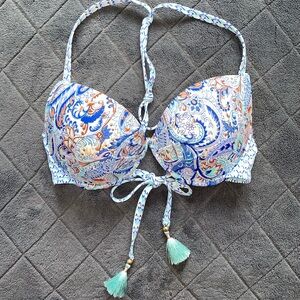 Vintage Victoria Secret Paisley Bikini Top